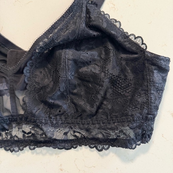 Savage X Fenty lace black bra 2X - Picture 2 of 7